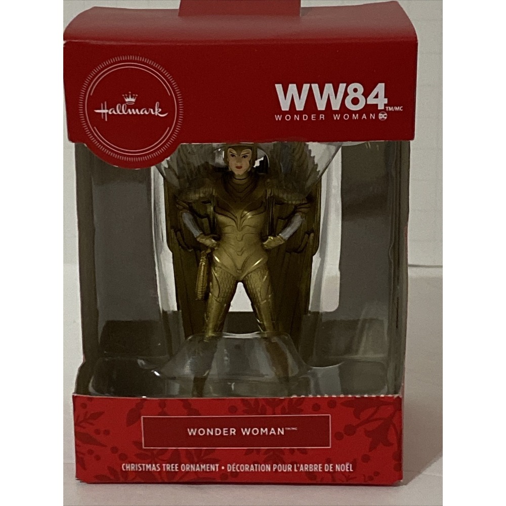 Hallmark Wonder Woman 1984 WW84 Golden Eagle Armor‎ Christmas Ornament DC Comics